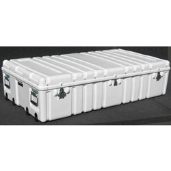 Parker Plastics Shipping Container with Recessed Edge Casters and Lift Off Lid SW 5730-14-T